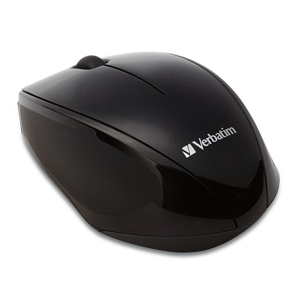 Verbatim Wireless Optical Multi Trac Blue Series LED Mouse Black