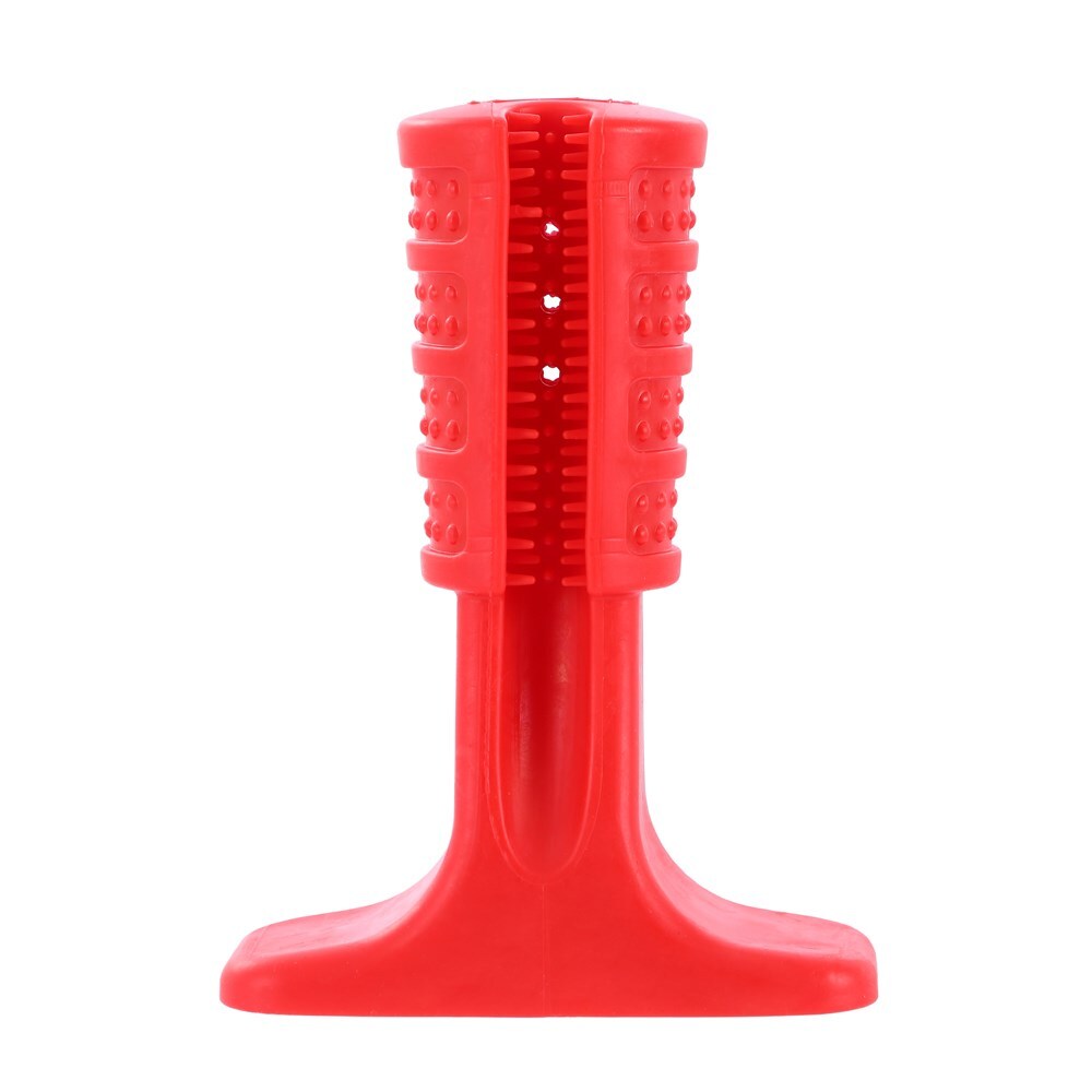 Paws & Claws Flavour-Bone T Bone Beef Flavoured Rubber Toy 17X13X6cm Red