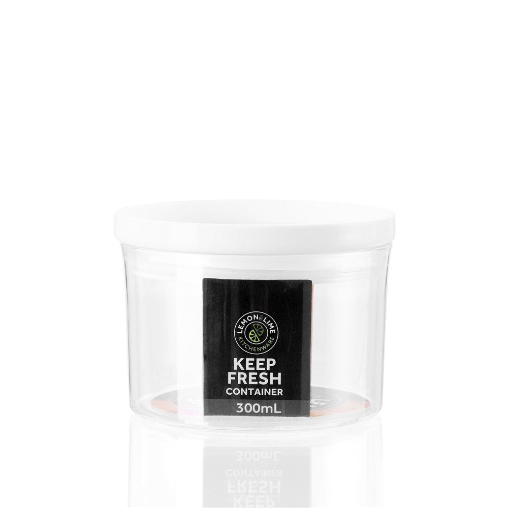 Lemon & Lime Crystal Airtight Canister 300Ml 9.5X9.5X7cm