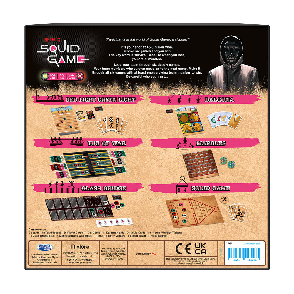 Mixlore Netflix Squid Game Complete Board Game 16y+