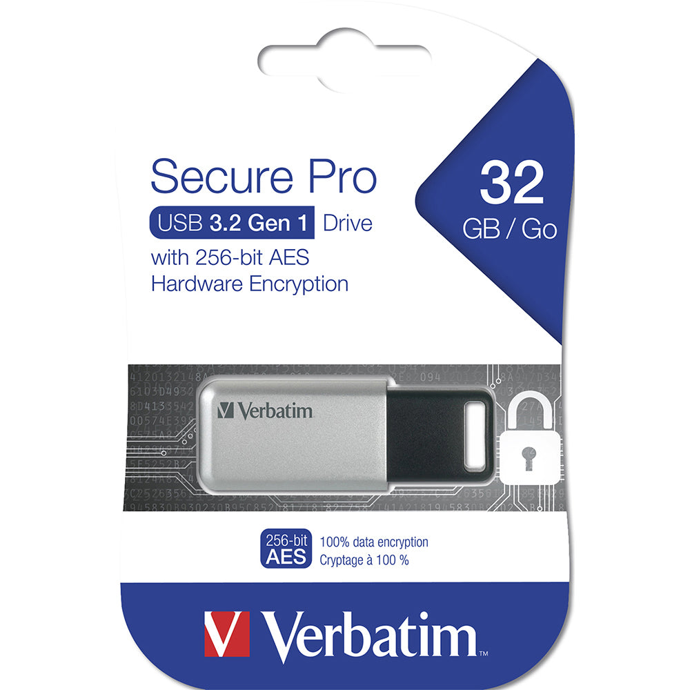 Verbatim Store'n'Go Secure Pro 32GB USB 3.0 Flash Drive