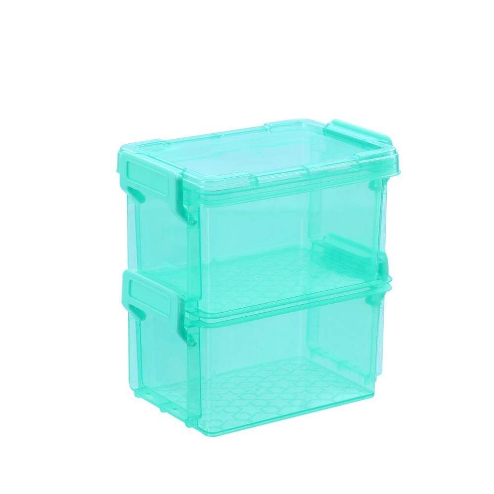 2PK Boxsweden Mini Stacker Box 330Ml Teal