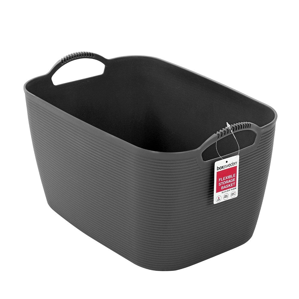 Boxsweden 35.5cm Flexible Storage Basket Large - Assorted