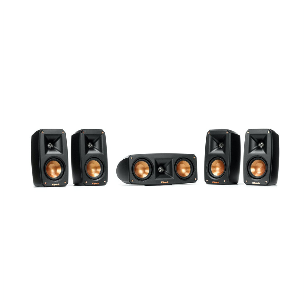 1064662-5pc-klipsch-reference-5-0-satellite-center-channel-theater-speaker-black