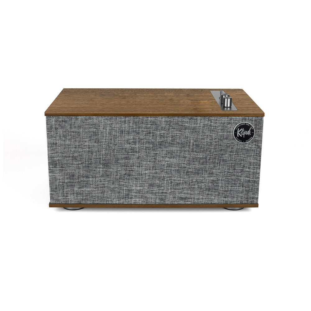 1067608-klipsch-the-three-ii-tabletop-shelf-stereo-speaker-wireless-bluetooth-walnut