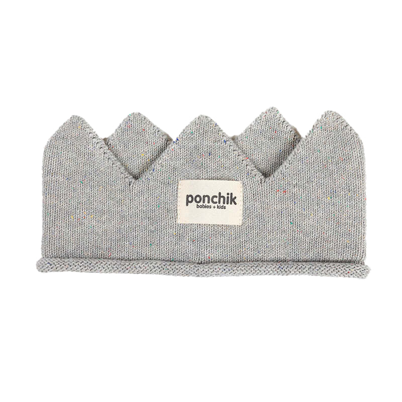 11100301-ponchik-baby-toddler-cotton-crown-headband-koala-speckle-knit-size-3-24-m