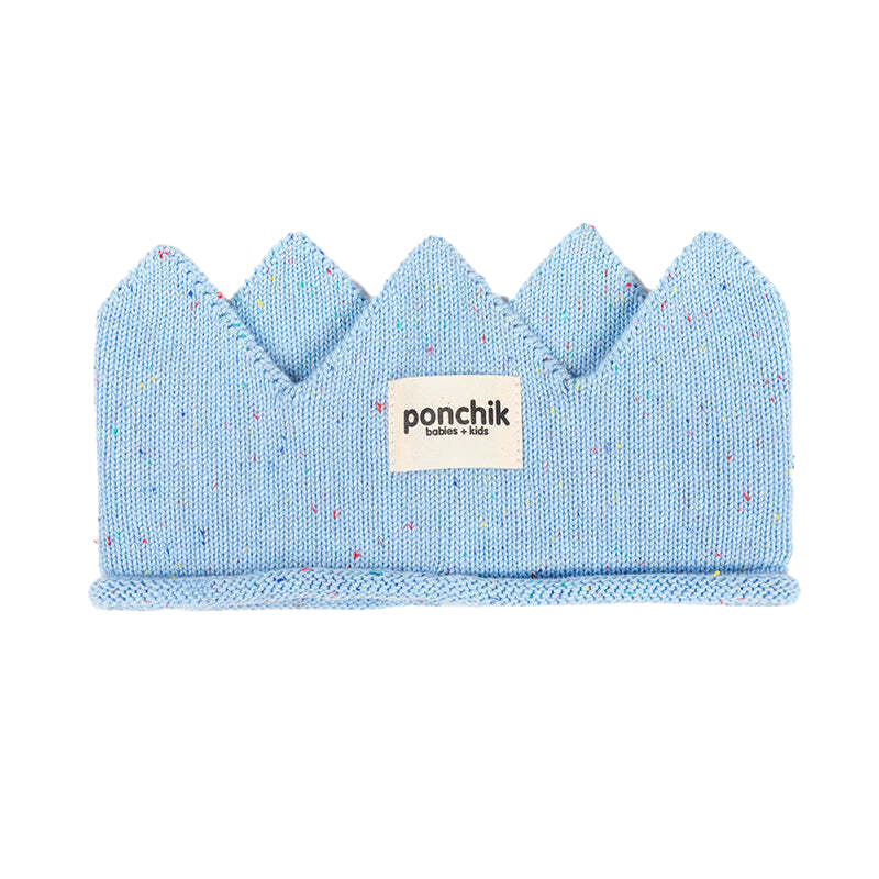 11100303-ponchik-baby-toddler-cotton-crown-headband-mist-speckle-knit-size-3-24-m