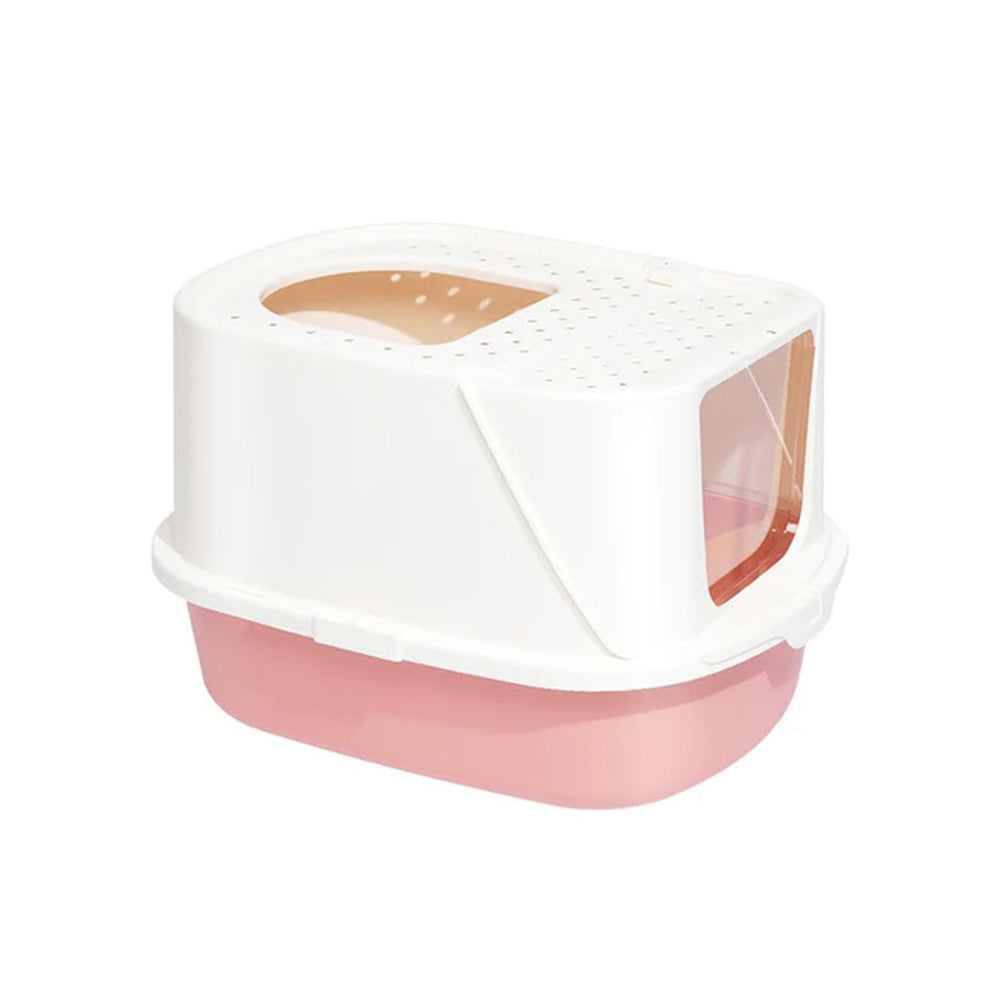 2020cat02p-pakeway-tomcat-ark-pet-cat-litter-box-toilet-pink