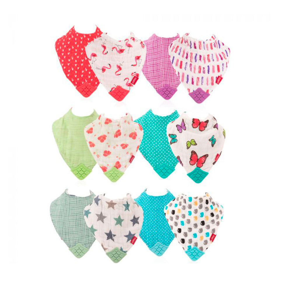 7024324-nuby-baby-muslin-triangle-bandana-bib-girl-0m-assorted