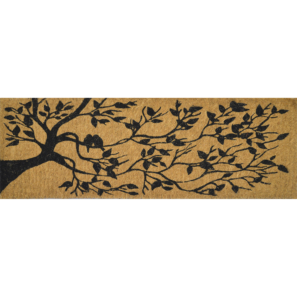 23-7439w-solemate-premium-birds-in-tree-mat-39x119cm-black
