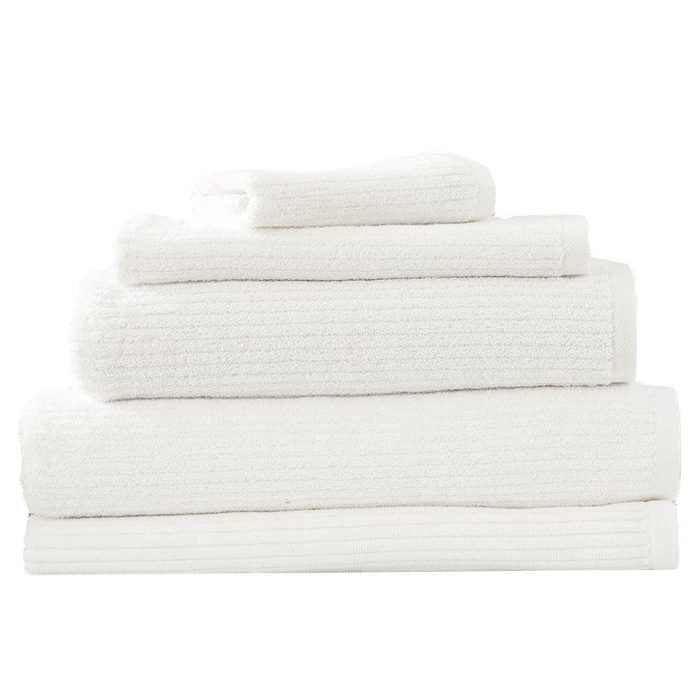 320520-5pc-renee-taylor-towel-set-cobblestone-650-gsm-cotton-ribbed-white