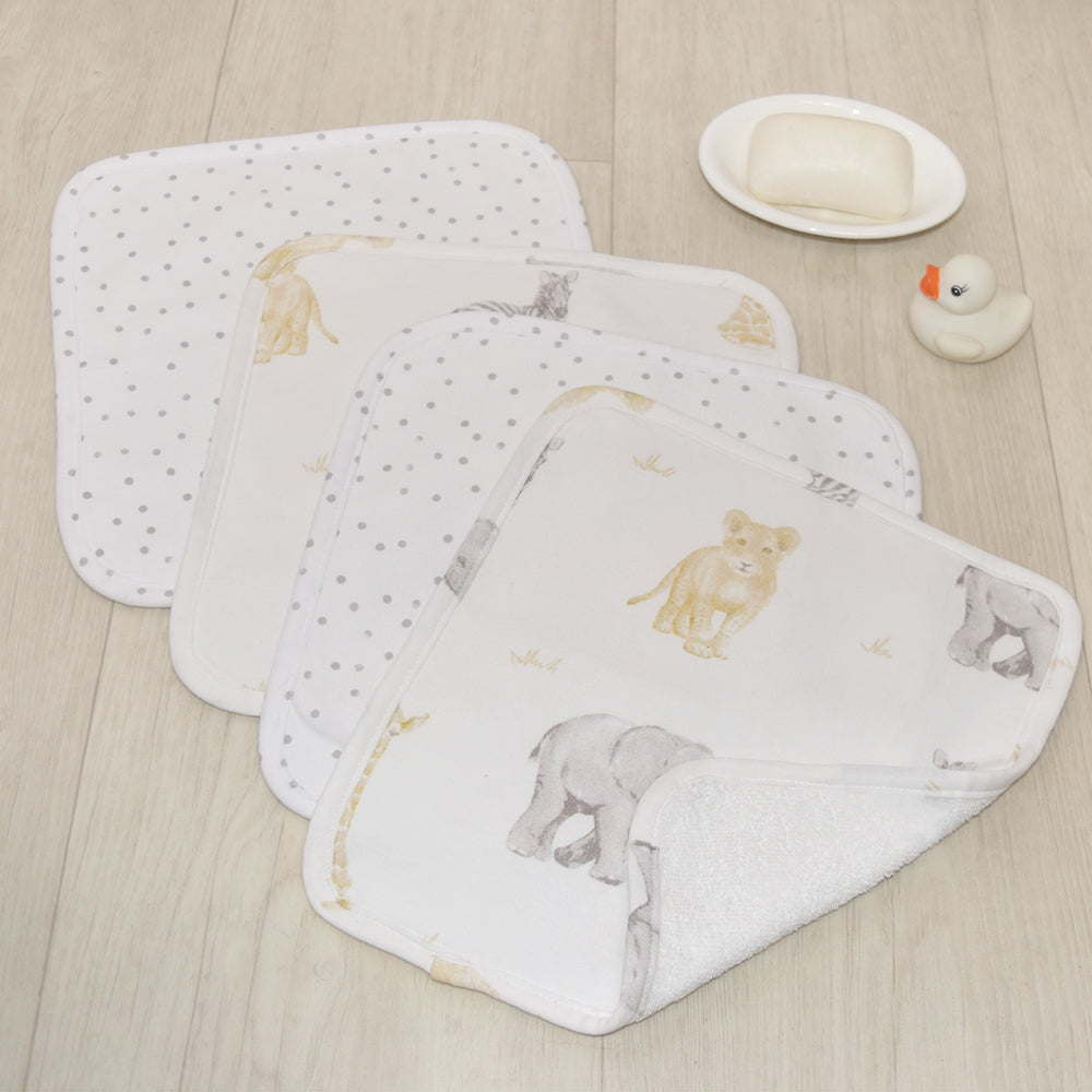 4033929-4pc-living-textiles-wash-cloths-savanna-babies-pitter-patter