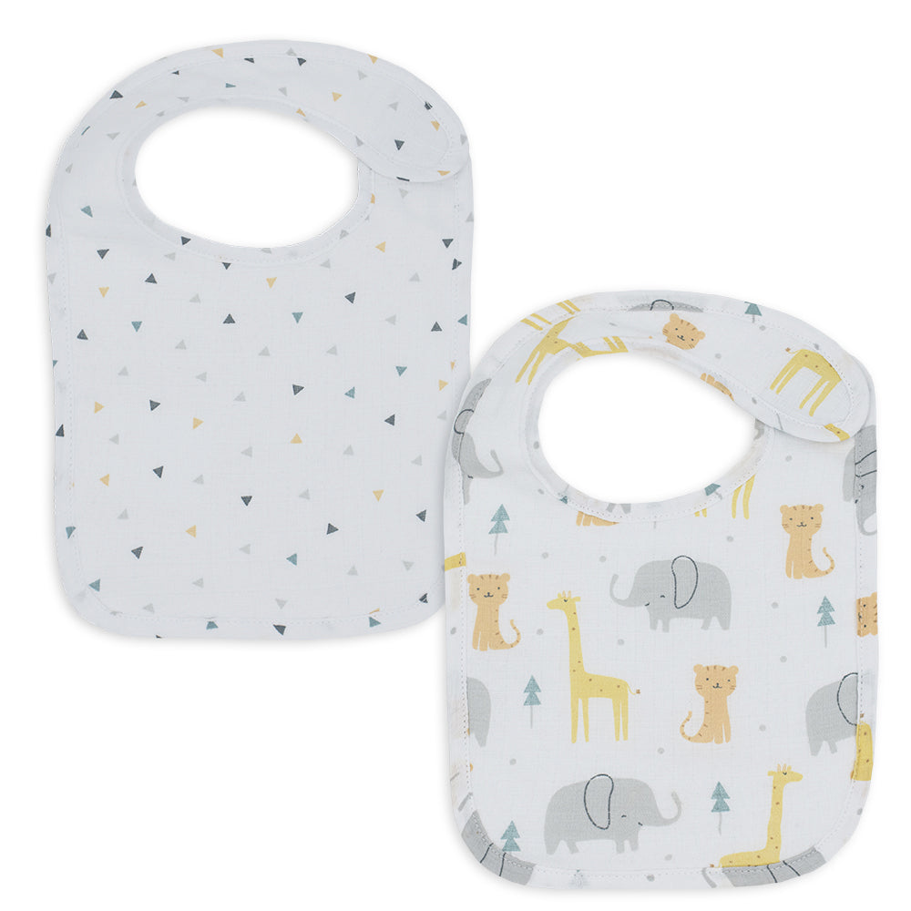 4720037-2pc-living-textiles-baby-infant-bibs-animal-parade