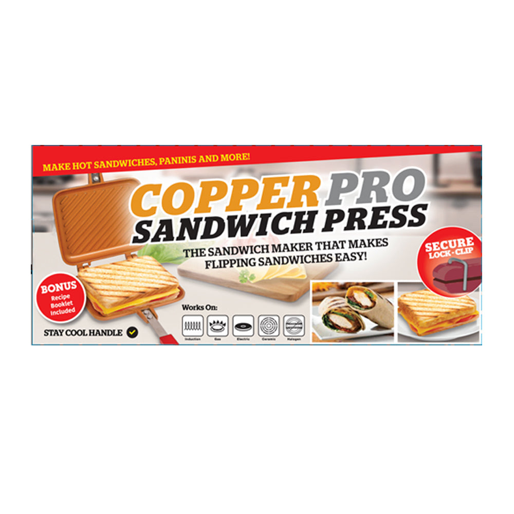 81733-copper-pro-33cm-non-stick-sandwich-press-maker-w-lock-clip