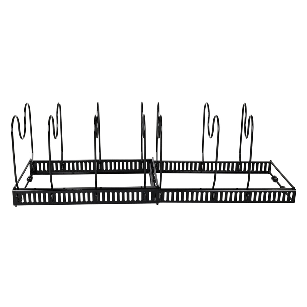 82448-the-kitchen-galleria-expandable-pot-pan-rack-black