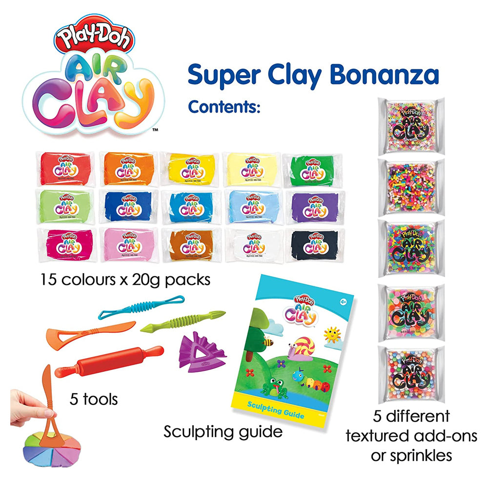 Playdoh Air Clay Bonanza Craft Set Kids/Children Toy 4y+