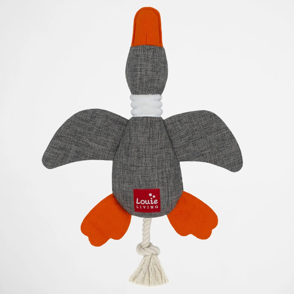 Louie Living Urban 30cm Dodo The Duck Dog/Pet Toy - Grey