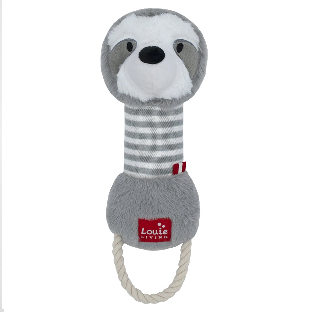 Louie Living Urban 34x11cm Silas The Sloth Dog/Pet Toy - Grey