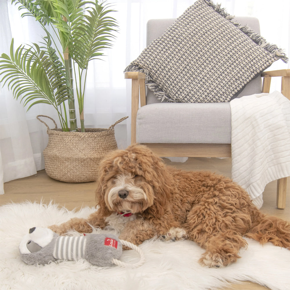 Louie Living Urban 34x11cm Silas The Sloth Dog/Pet Toy - Grey
