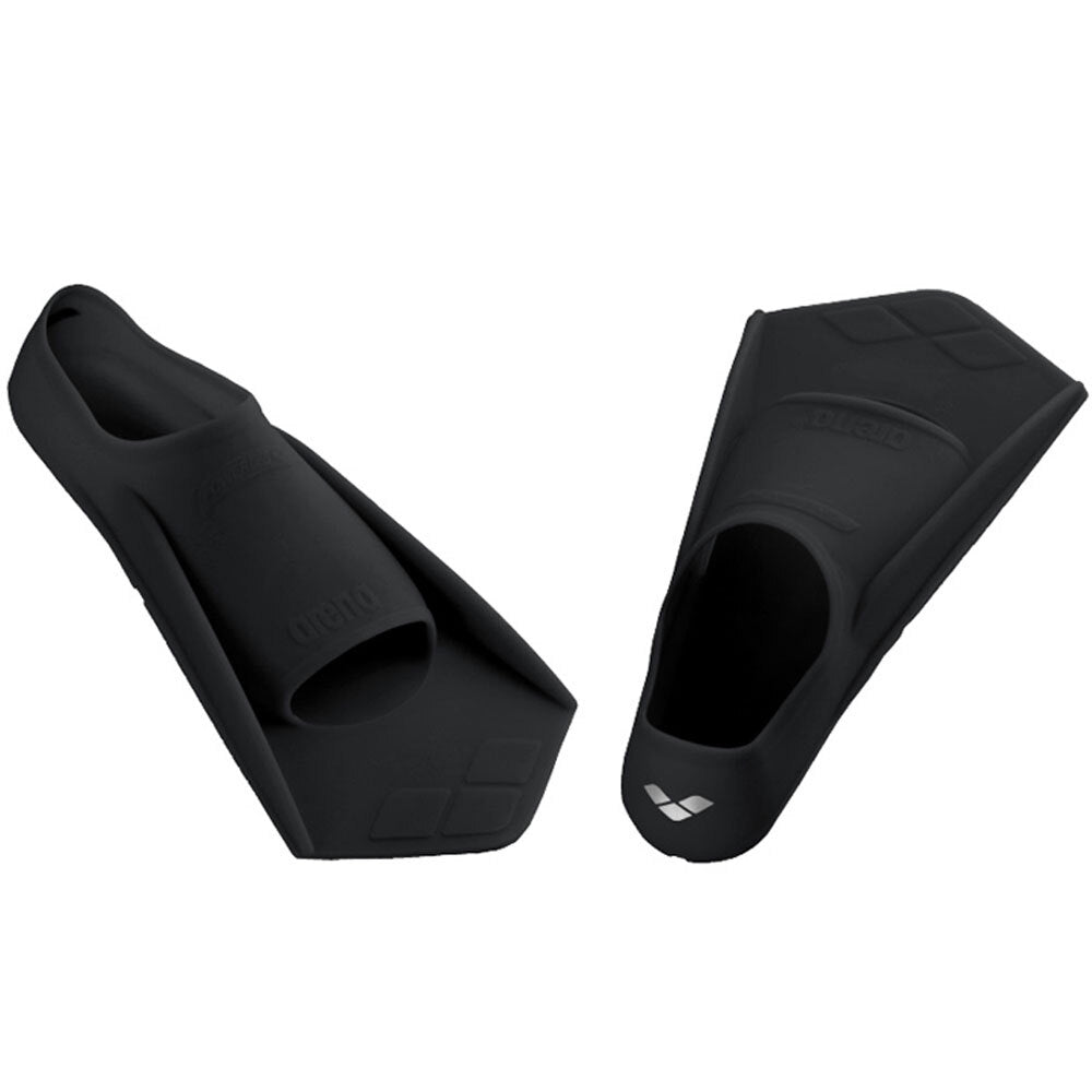 Arena Black Powerfin Swimming Fin for Training - Size 33-34 / US 2-3 / UK 1-2 / AU 1-2