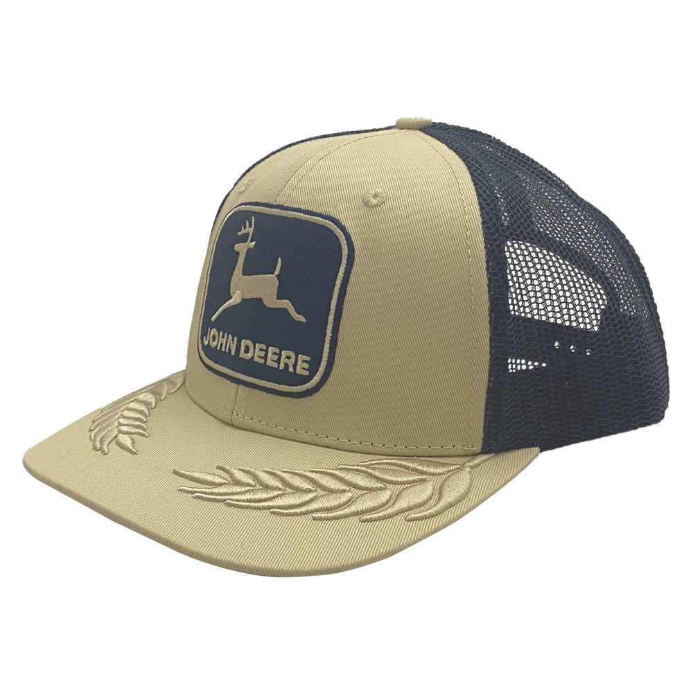 13080727nv00-john-deere-lp76458-jd-twill-mesh-trucker-cap-hat-3d-wheat-navy