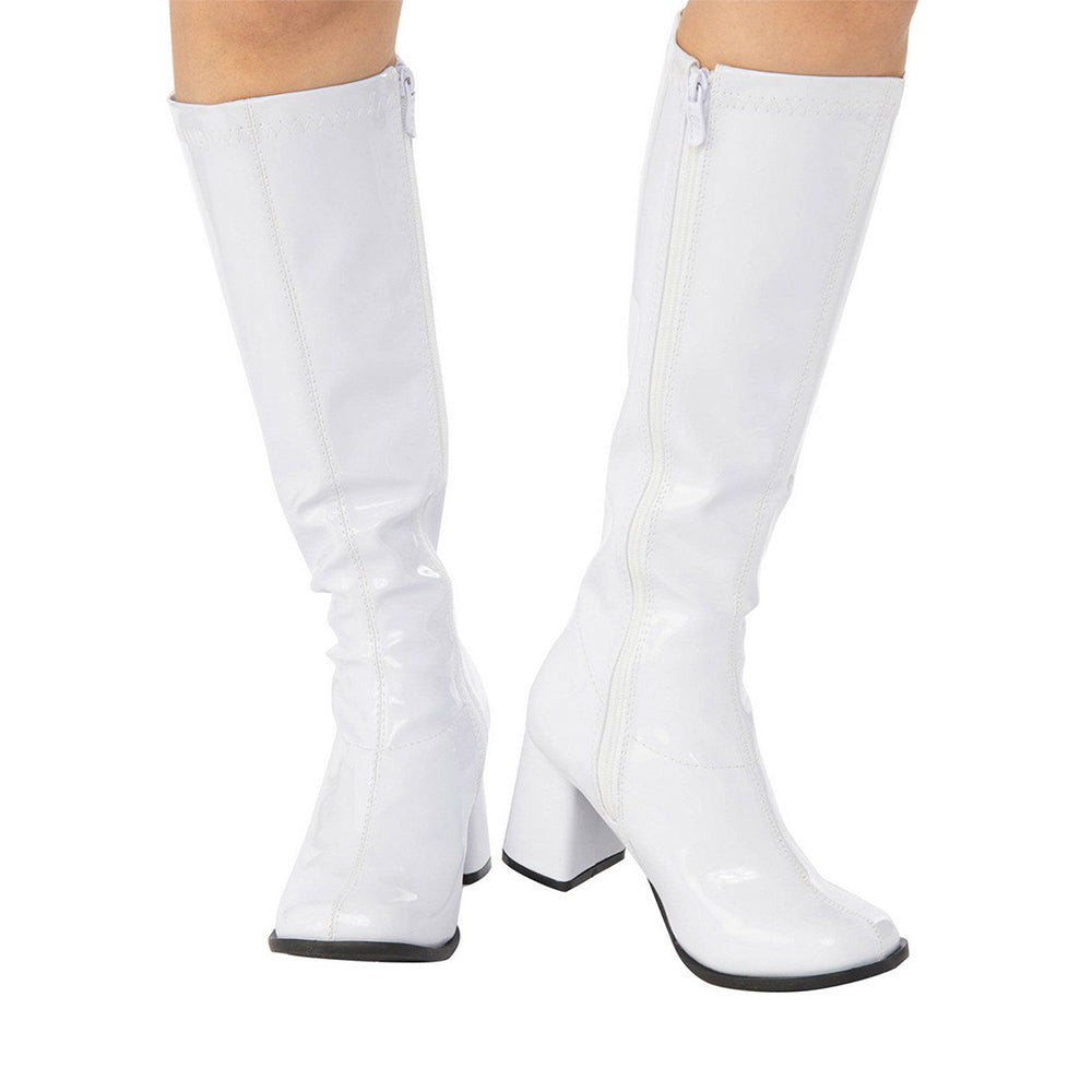 200070size6-ladies-womens-us-6-go-go-boots-costume-disco-shoes-white