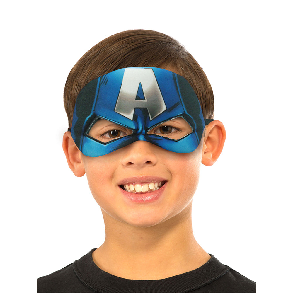 2561-marvel-avengers-captain-america-plush-eye-mask-kids-boys-superhero-costume