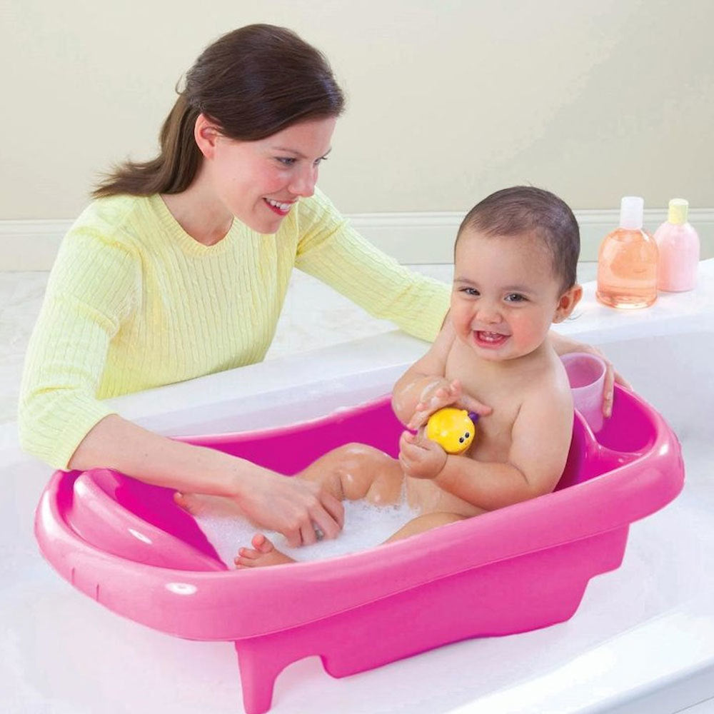 3071357-the-first-years-pink-newborn-to-toddler-bathtub-w-sling