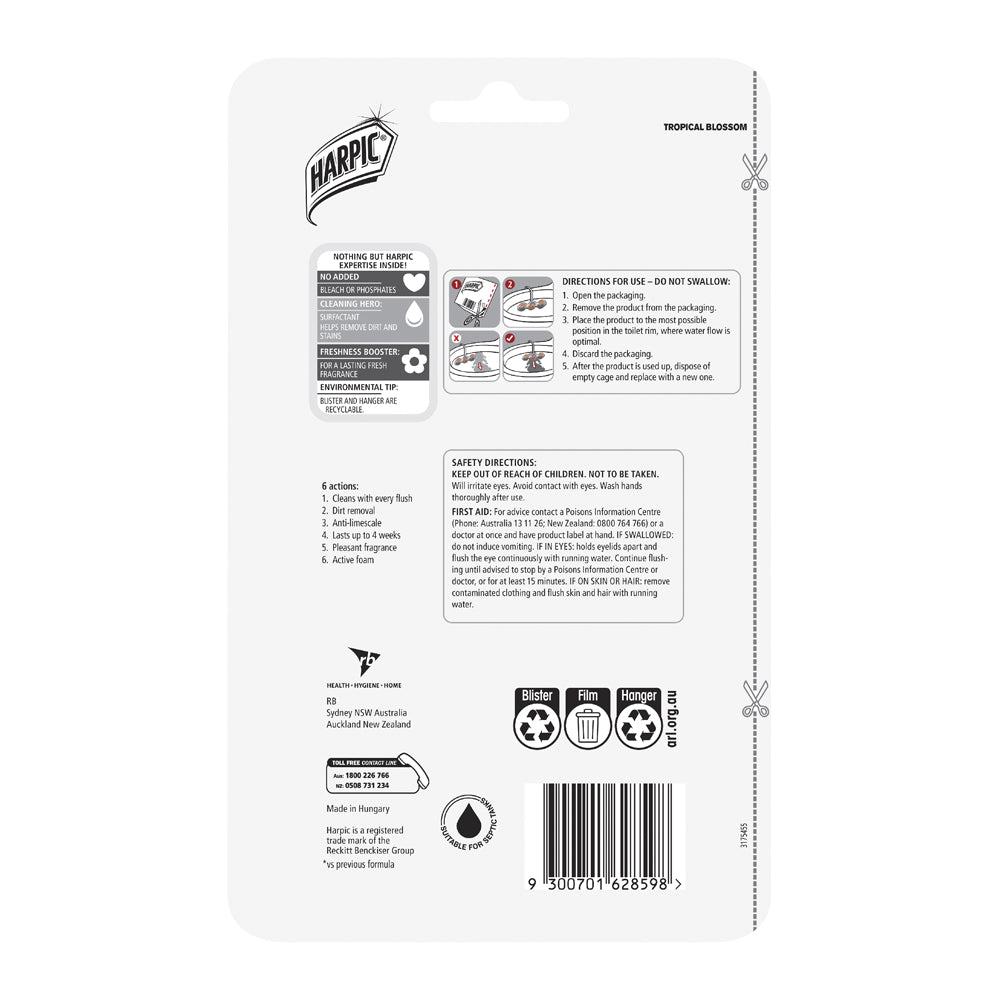 3174147-2pk-harpic-fresh-power-toilet-block-tropical-blossom