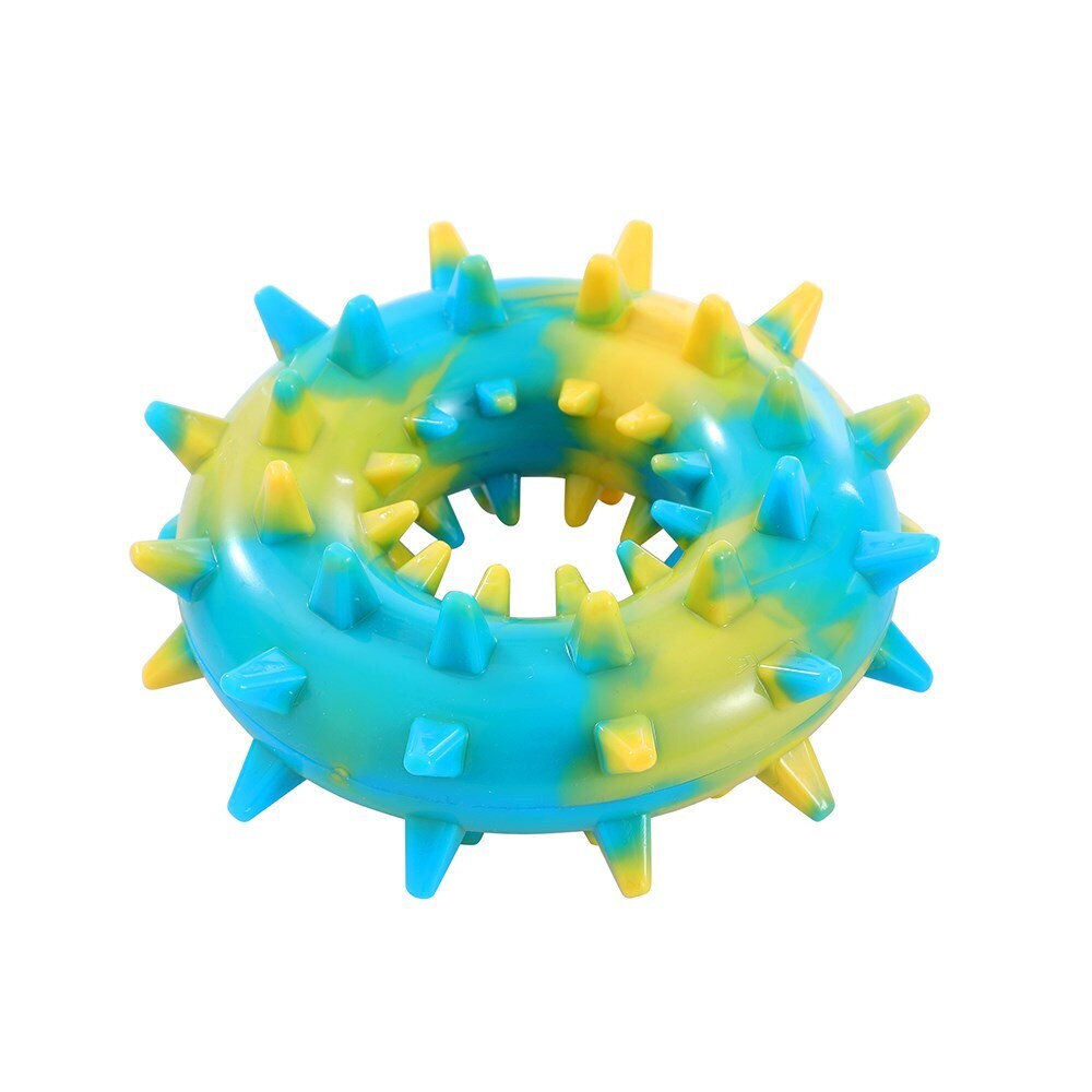34528-paws-claws-spikey-durable-donut-assorted-14x6cm