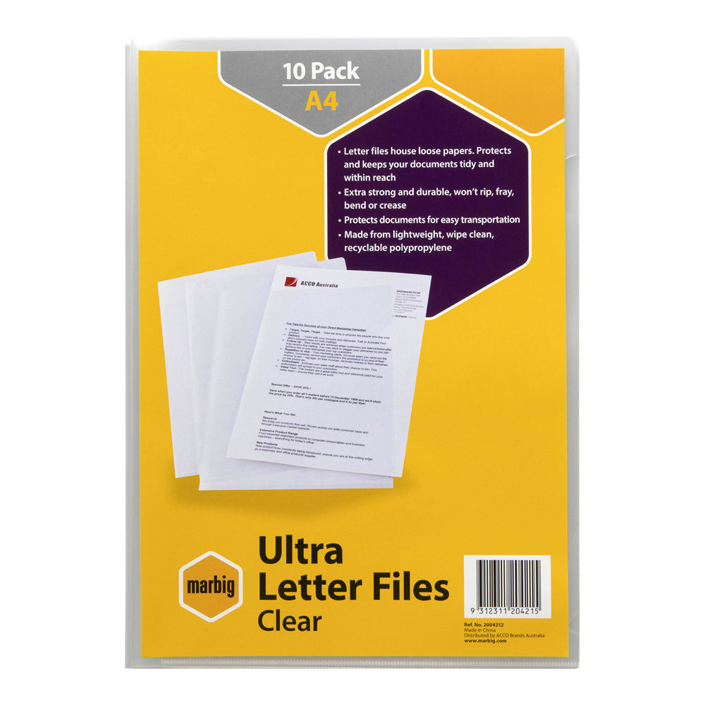2004212-10pc-marbig-pp-ultra-letter-file-a4-document-folder-clear