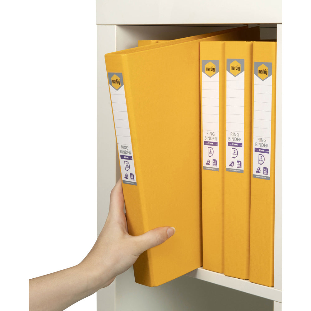5022130-marbig-pe-linen-2-d-ring-25mm-a4-binder-file-organiser-yellow