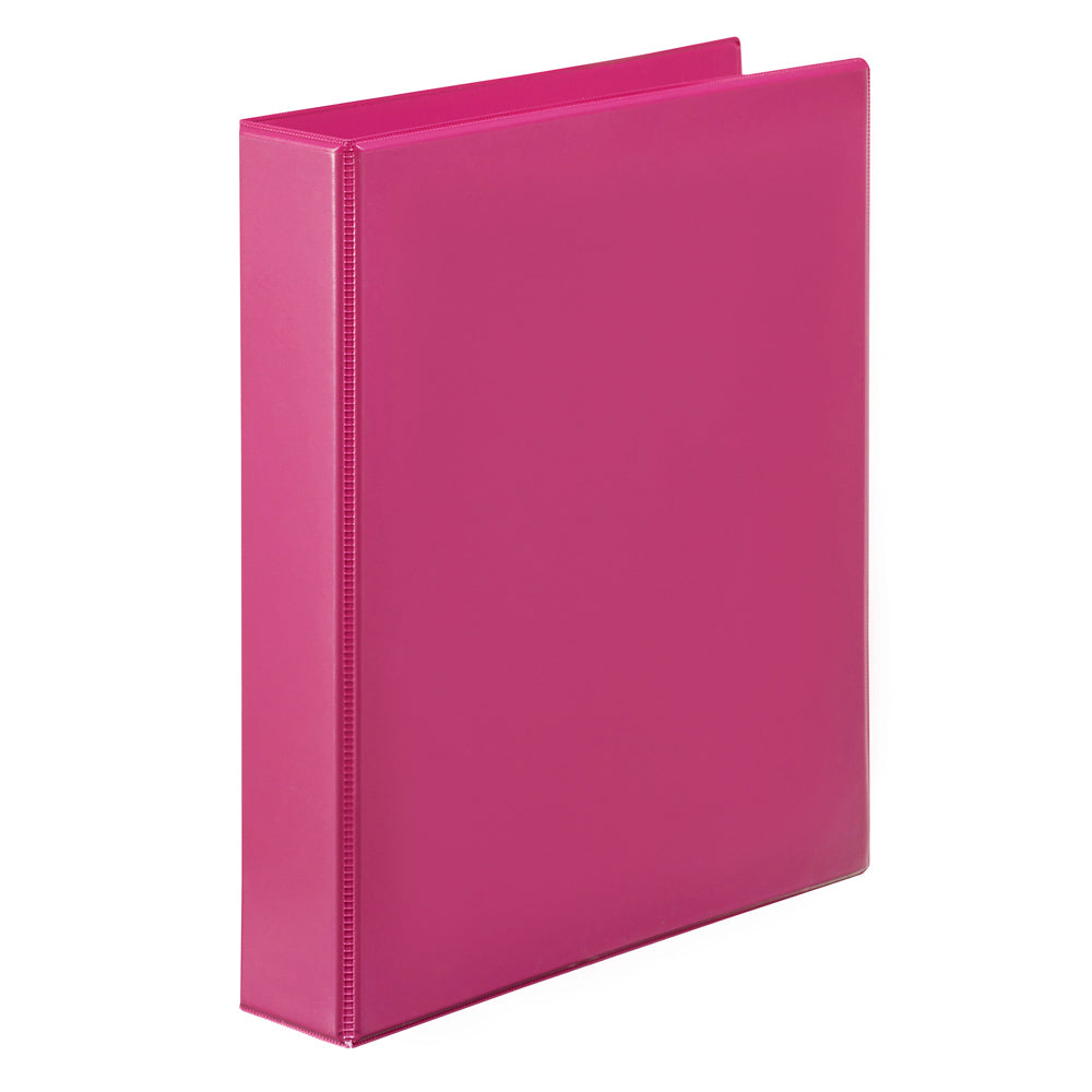 5424009-marbig-pp-clearview-4-d-ring-50mm-a4-insert-binder-file-organiser-pink