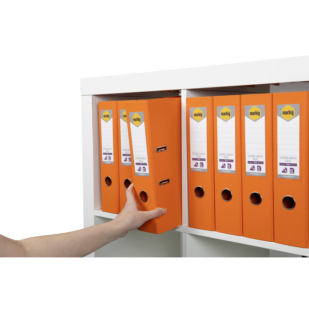 6601006-marbig-pe-lever-arch-file-folder-a4-document-organiser-orange