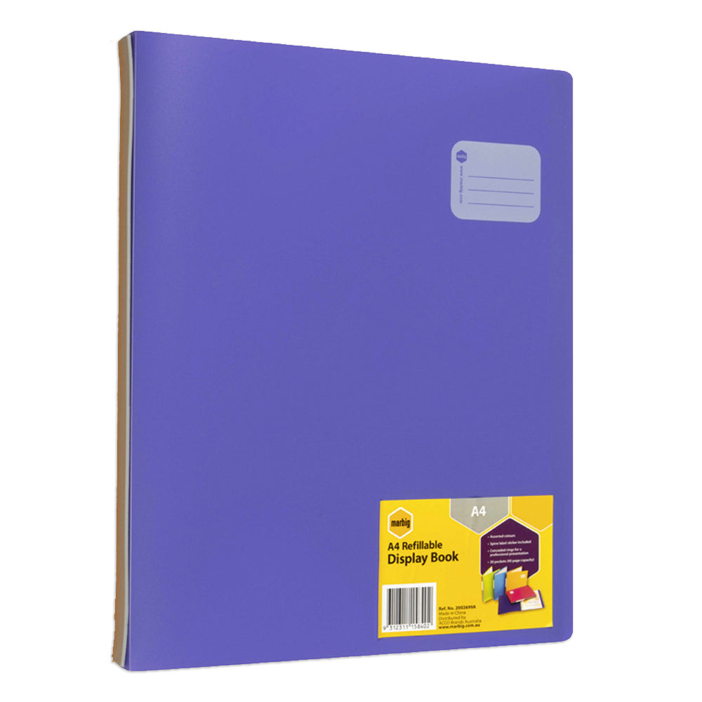 2002699a-marbig-refillable-display-book-w-20-pockets-assorted