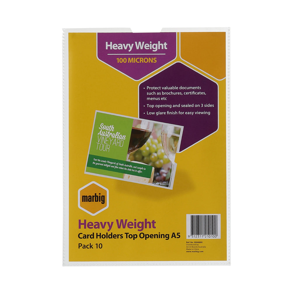 2006600-10pc-marbig-pp-a5-card-holder-sheet-protectors-clear