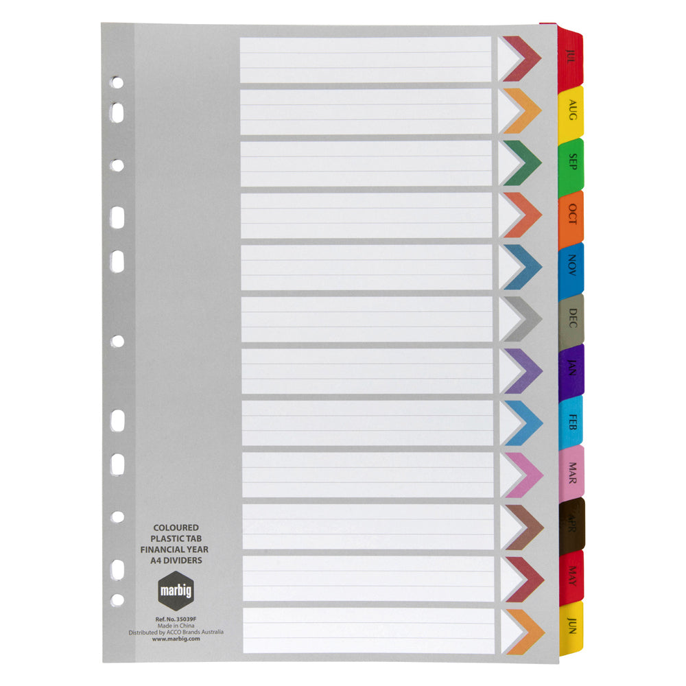 35039f-marbig-financial-year-tab-coloured-a4-ring-binder-plastic-divider-organiser