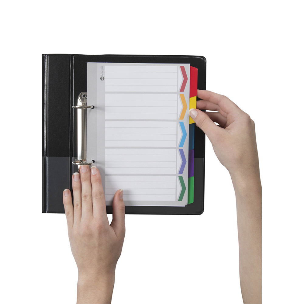 35042f-marbig-5-tab-coloured-a5-ring-binder-plastic-divider-organiser