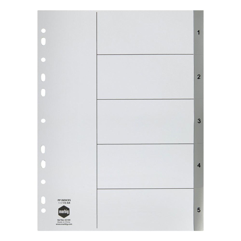 35100-marbig-pp-1-5-tab-a4-lever-arch-binder-divider-indices-grey
