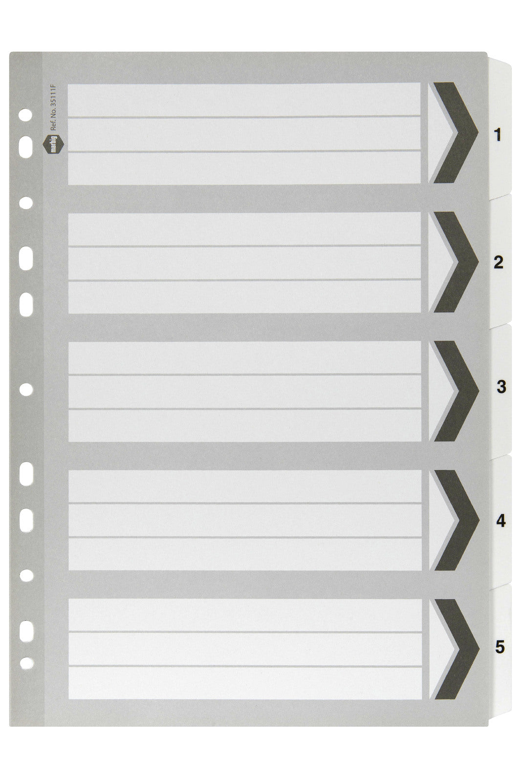35111f-marbig-1-5-tab-a4-ring-binder-plastic-divider-black-white
