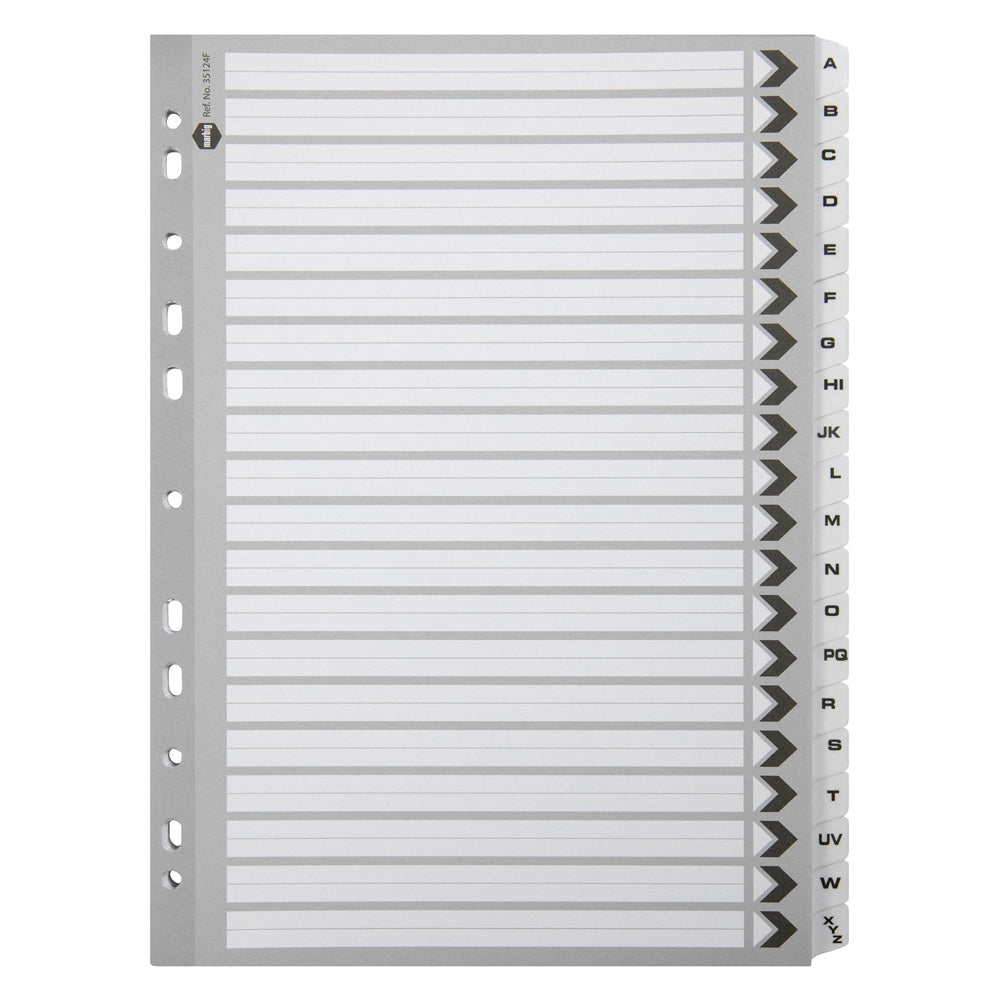 35124f-marbig-a-z-tab-a4-ring-binder-plastic-divider-black-white