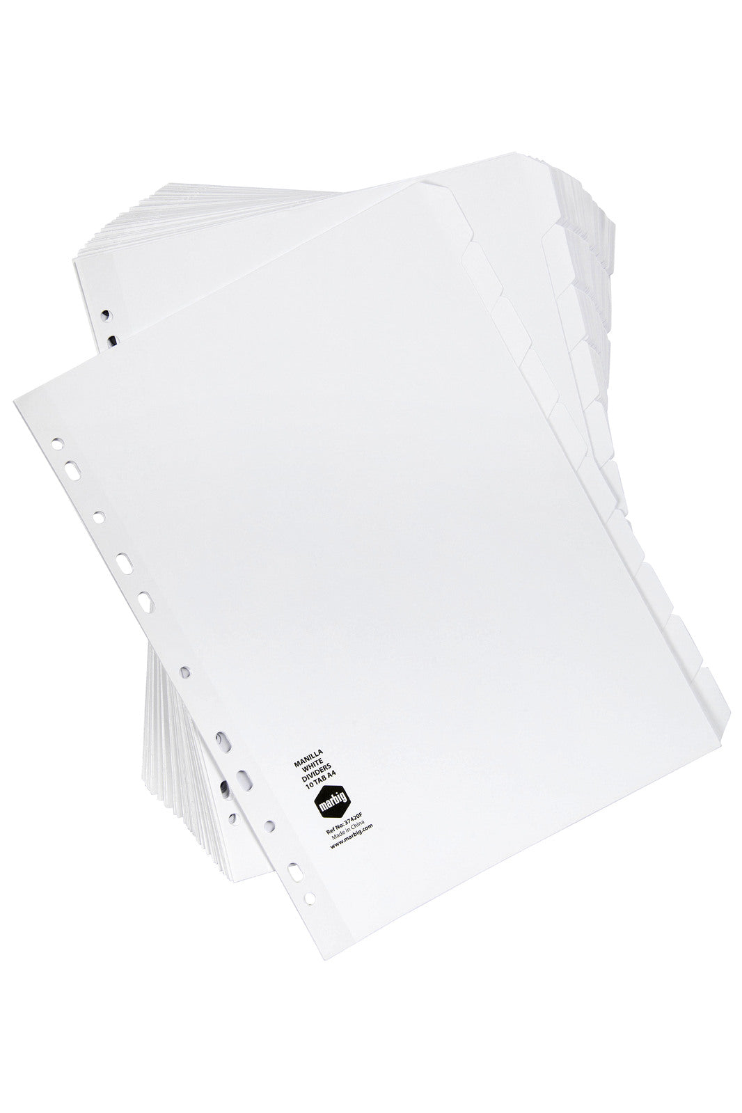 37420f-20pc-marbig-white-10-tab-manilla-a4-ring-binder-indices-dividers