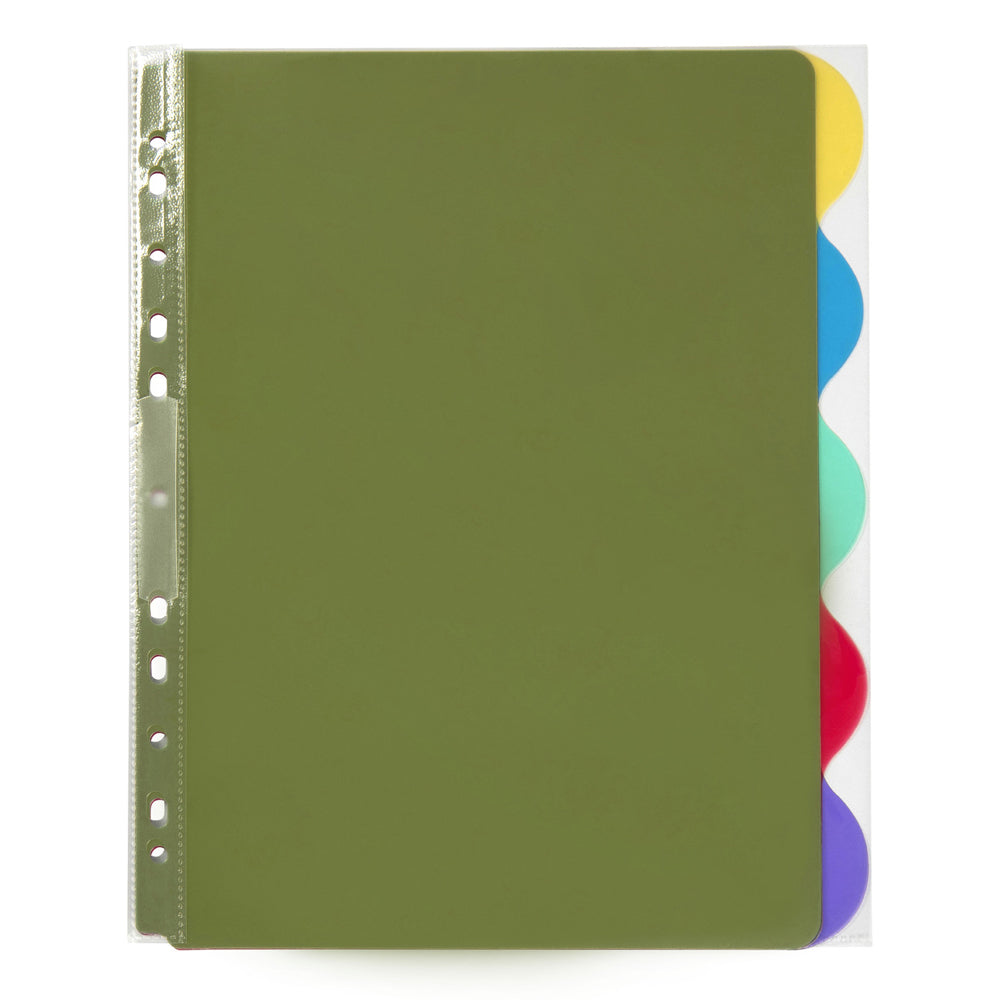 37845-marbig-pro-extra-wide-5-view-tab-coloured-a4-lever-arch-binder-dividers