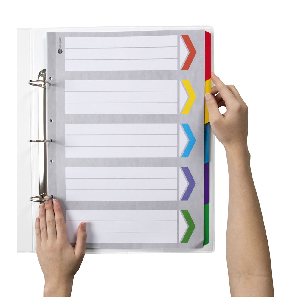 38605f-marbig-5-tab-a3-portrait-plastic-tab-divider-organiser