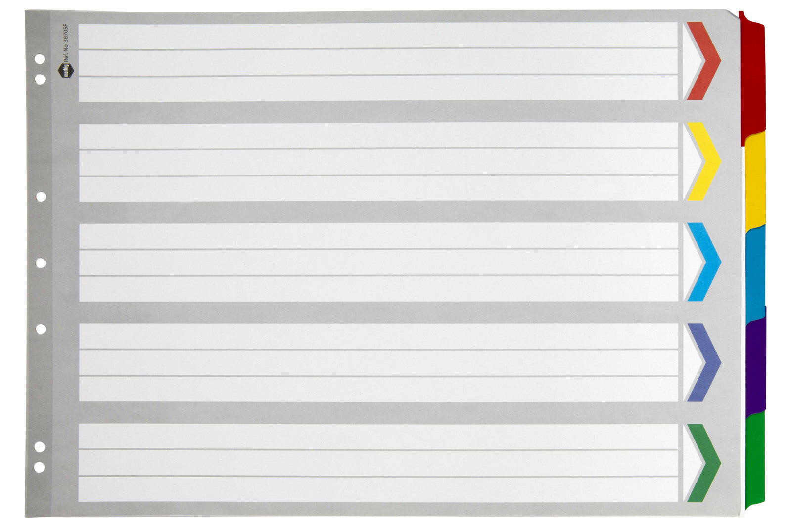 38705f-marbig-5-tab-a3-landscape-ring-binder-plastic-tab-divider