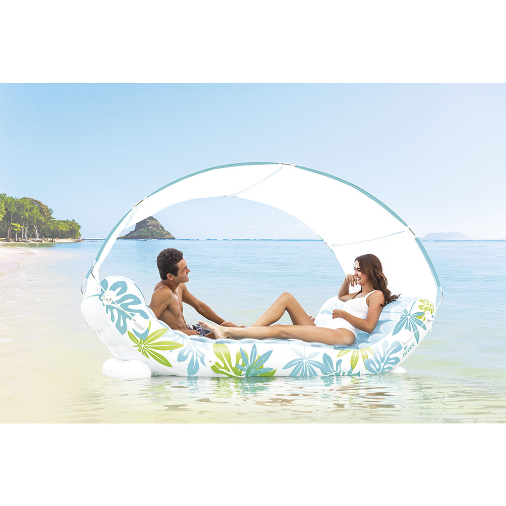 56294eu-intex-tropical-two-person-inflatable-canopy-pool-lounge-w-cup-holders