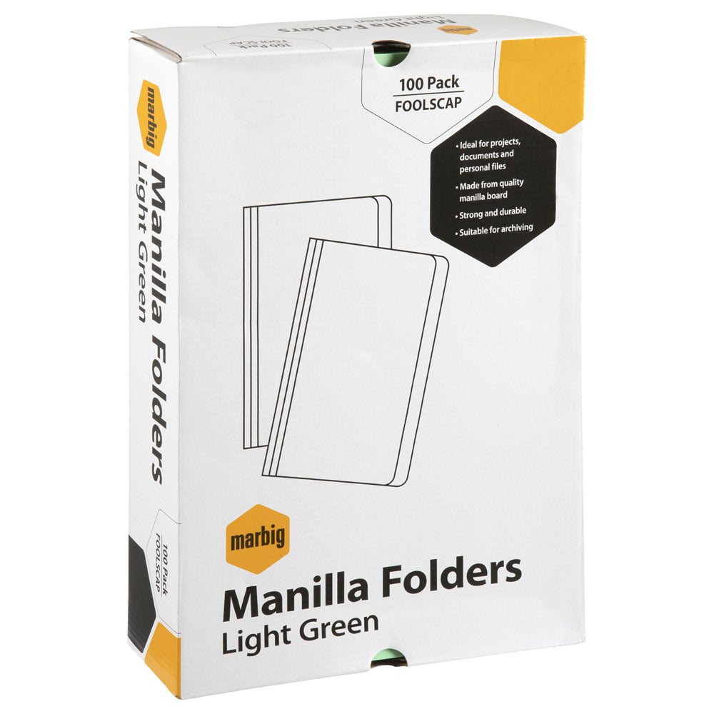 1108129-100pc-marbig-foolscap-file-170gsm-manilla-folder-light-green