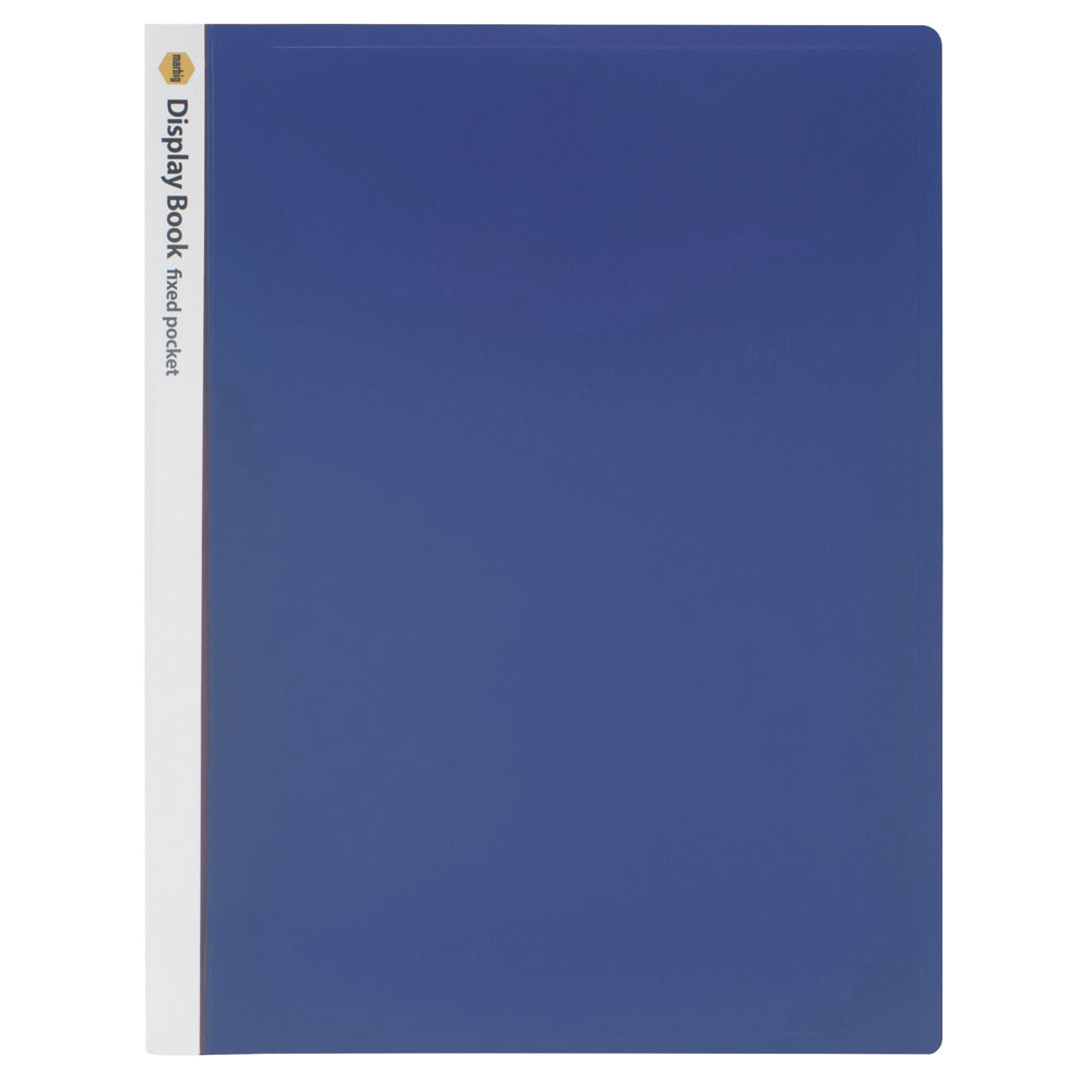 2003801-marbig-20-fixed-pocket-a4-document-display-book-blue