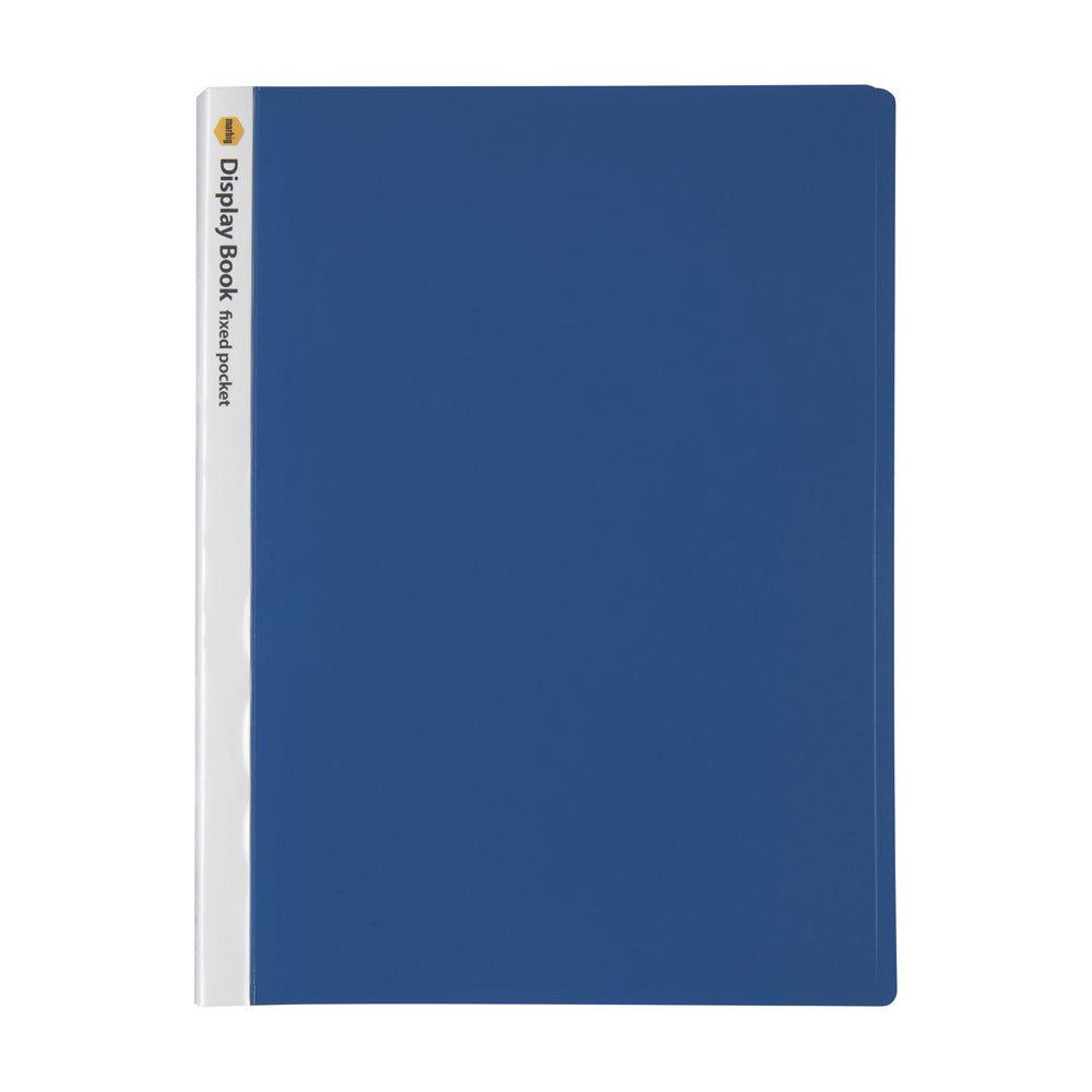 2003901-marbig-40-fixed-pocket-a4-document-display-book-blue
