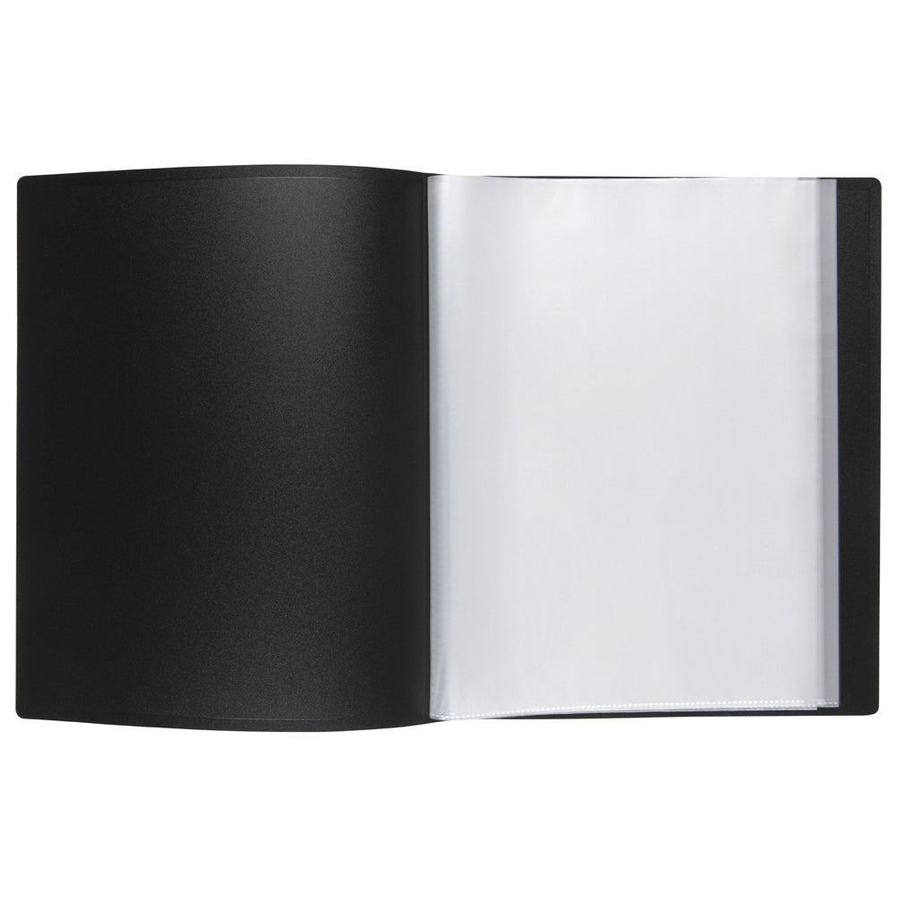 2003902-marbig-40-fixed-pocket-a4-document-display-book-black